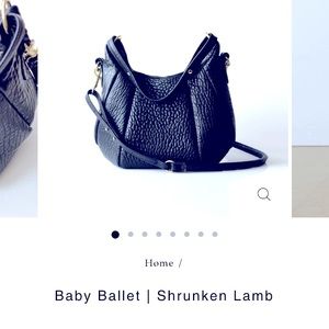 Baby Ballet Hobo and Crossbody - Shrunken Lamb - Excellent Condition